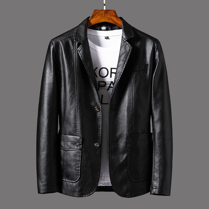 Alessandro Verdi Leather Blazer