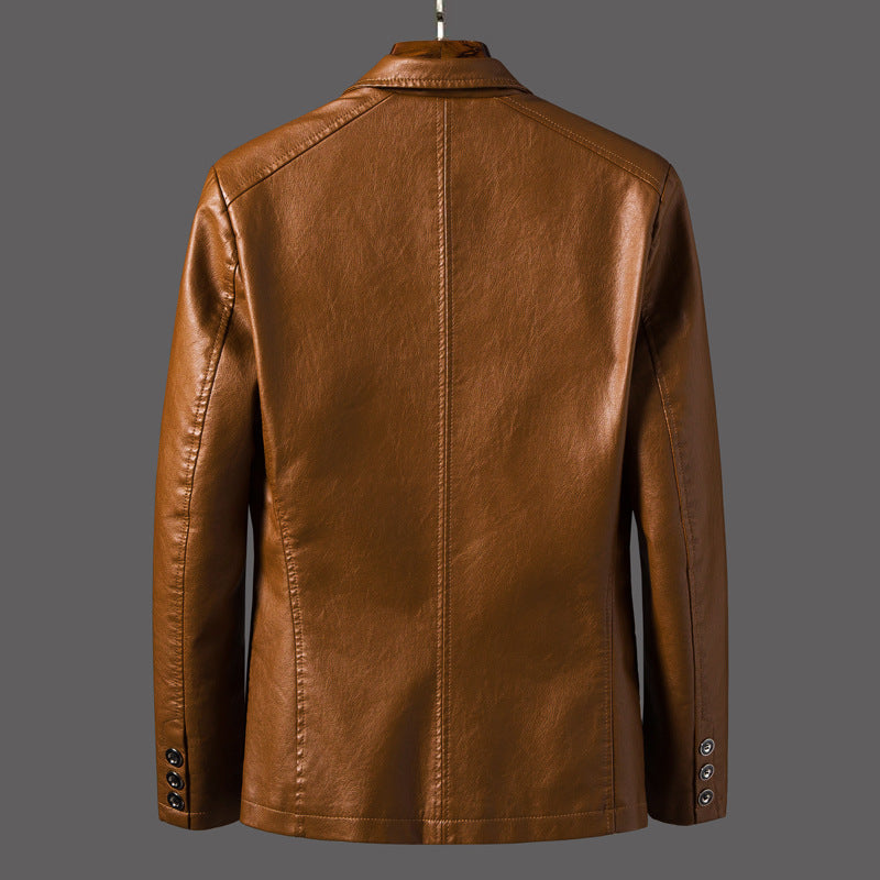 Alessandro Verdi Leather Blazer