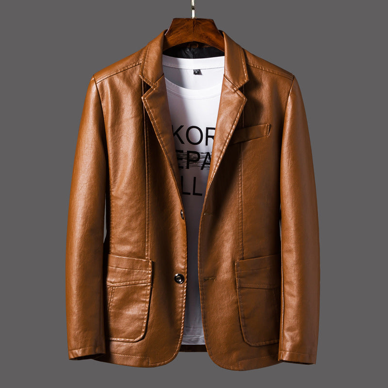 Alessandro Verdi Leather Blazer