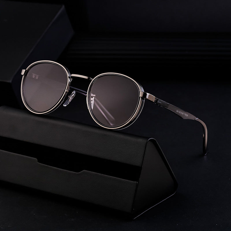 Tommaso Vintage Oval Sunglasses