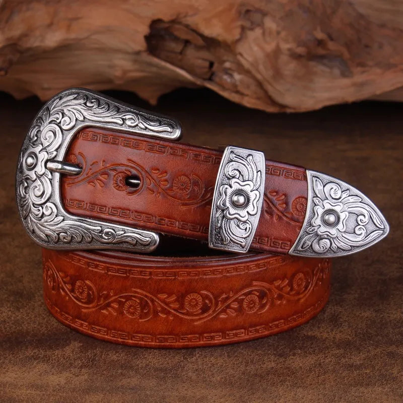 COWBOY LEATHER BELT