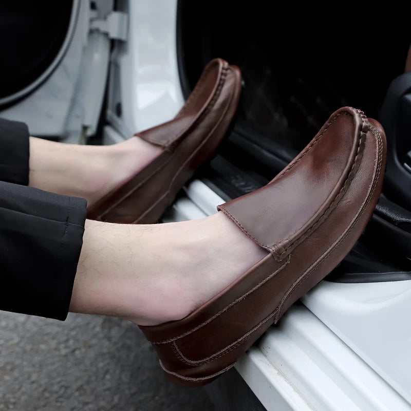 GENUINE LEATHER MOCCASINS