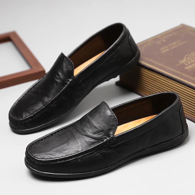 DOLCE LEATHER LOAFERS