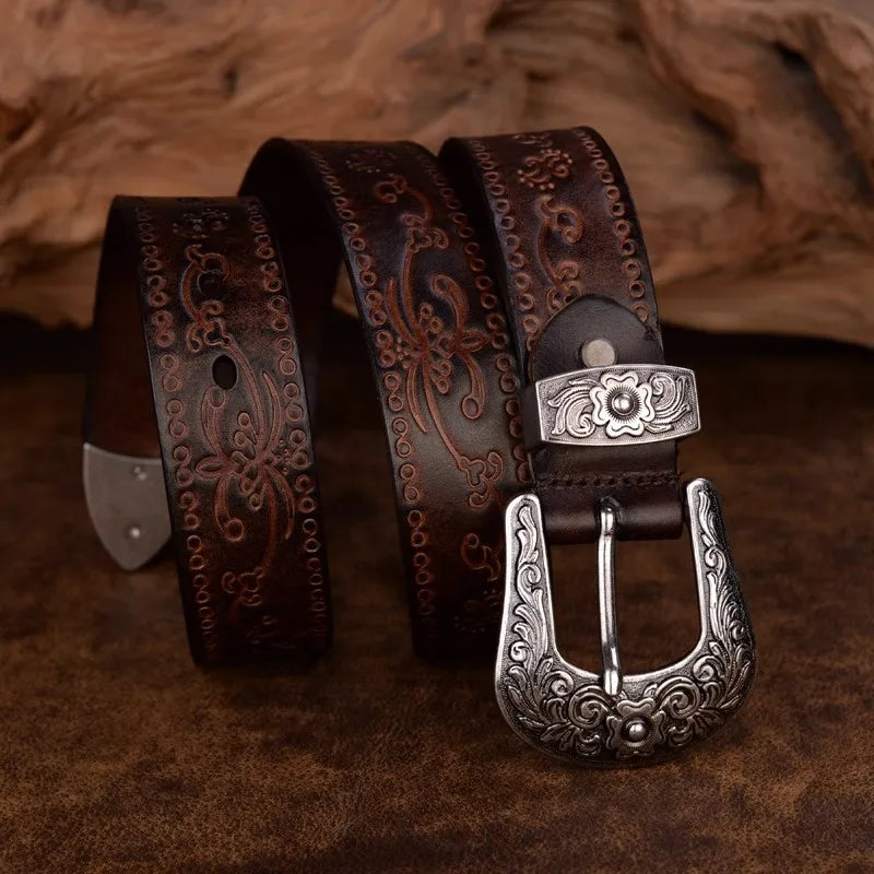 COWBOY LEATHER BELT