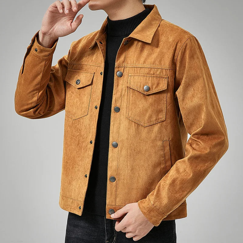 CASUAL SUEDE JACKET