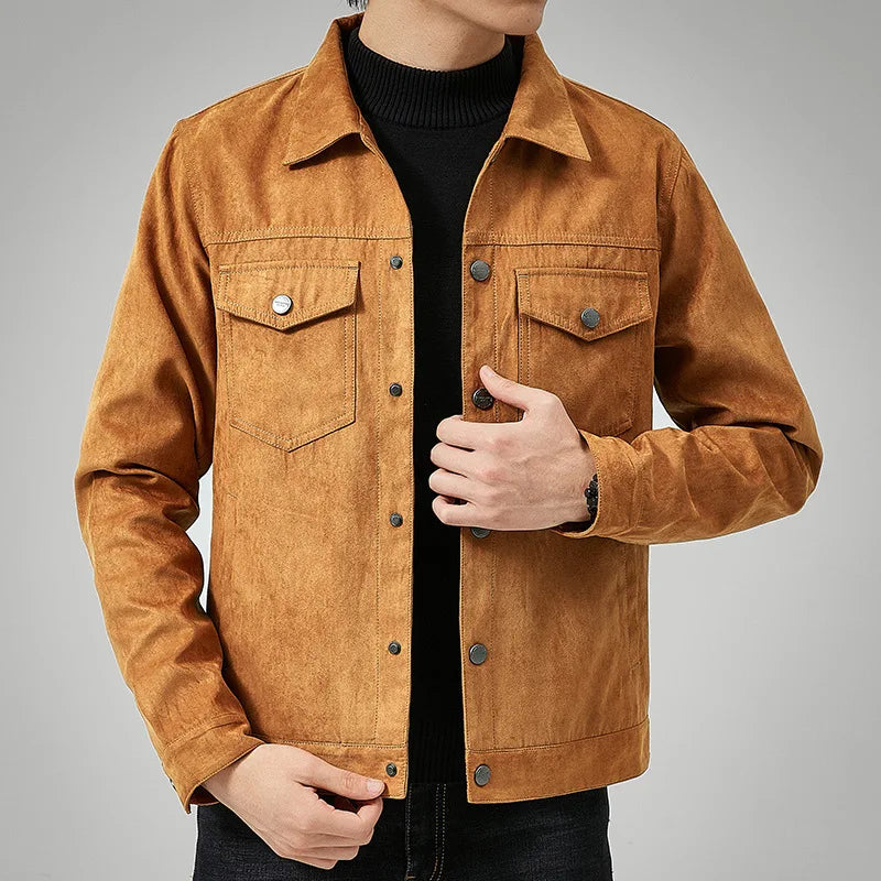 CASUAL SUEDE JACKET